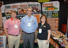 Thomas Webb, Thomas Joyner and Tami Long with Nash Produce.